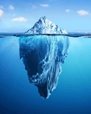 Iceberg In Sea Paint By Numbers