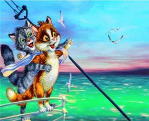Titanic Cats Paint By Numbers