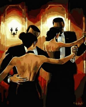 Classy Couple Dancing Paint By Numbers