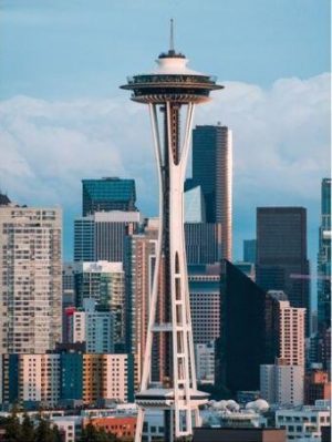 Seattle Space Needle Paint By Numbers