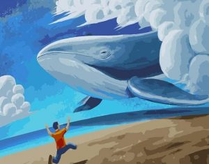 Fantasy Whale Animals Paint By Numbers