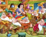 Snow White And the Seven Dwarfs Paint By Numbers