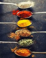 Spices Spoons Paint By Numbers
