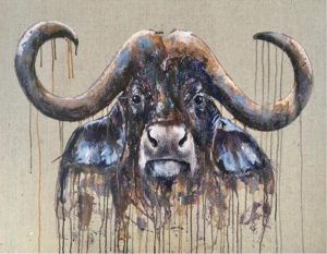 Splatter Buffalo Paint By Numbers