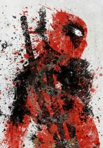 Splatter Dead Pool Paint By Numbers