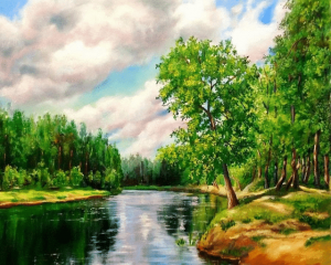 Forest Scenery Paint By Numbers