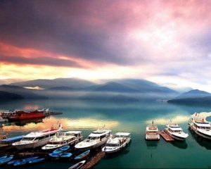 Sun Moon Lake Paint By Numbers