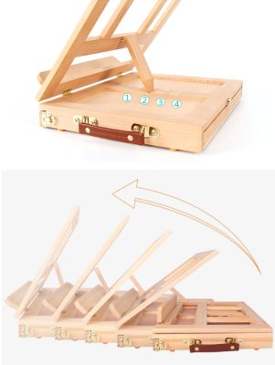 Tabletop Art Easel with four adjustable positions