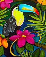 Tropical Toucan Paint By Numbers