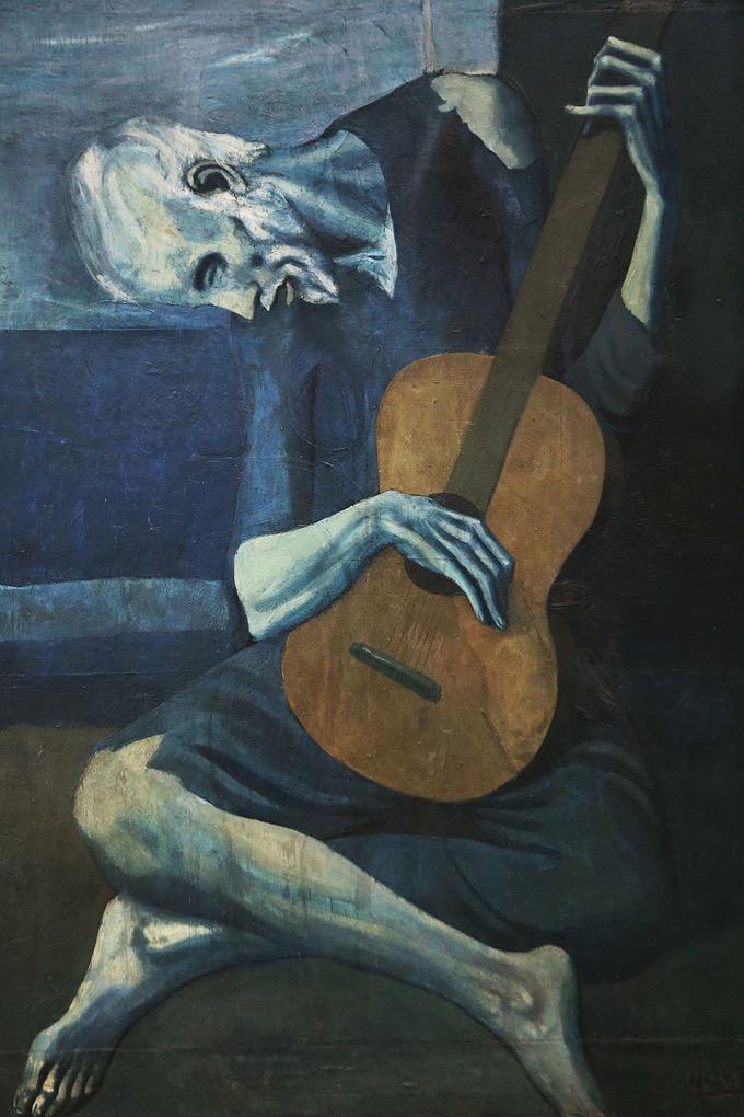 The Old Guitarist Paint By Numbers