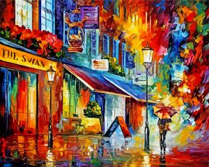 the swan in london paint by numbers