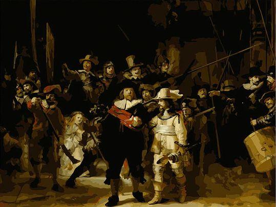 The Night Watch Paint By Numbers