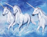 Three Unicorns Paint By Numbers