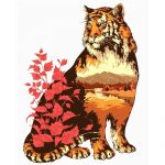 Tiger Shadow Animals Paint By Numbers