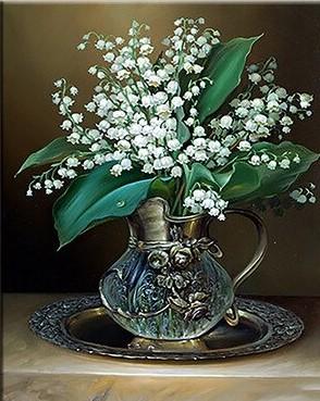 Lily Of The Valley Bouquet Paint By Numbers