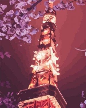 Tokyo Tower Paint By Numbers