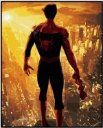 Spiderman Mask Off Paint By Numbers