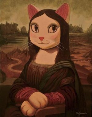 Mona Lisa Cat Paint By Numbers