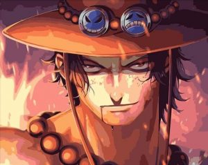 Ace Luffy Paint By Numbers