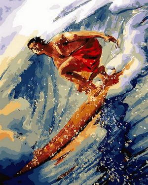 Surfer Boy Paint By Numbers