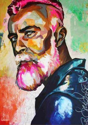 African Viking Paint By Numbers