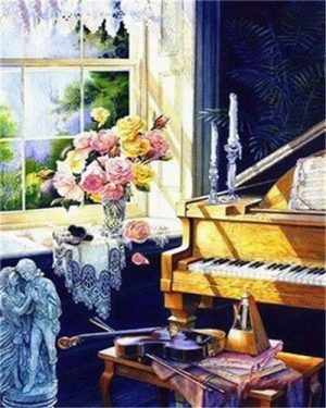 Violin And Piano Paint By Numbers
