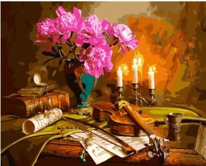 Vintage Violin Paint By Numbers