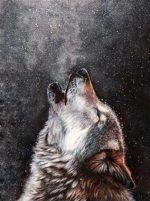 Howling Wolf Paint By Numbers