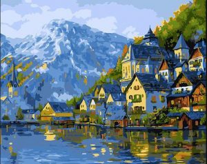 Hallstatt Austria Paint By Numbers
