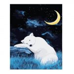 Sleepy Polar Bear Paint By Numbers
