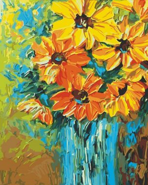 Sunflowers Art Paint By Numbers
