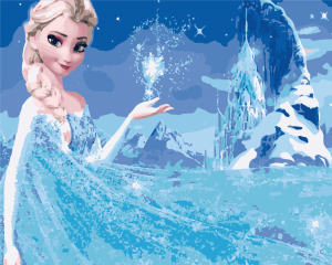 Frozen Princess Elsa Paint By Numbers