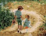 Brother And Sister Paint By Numbers