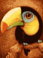 Baby Toucan Paint By Numbers