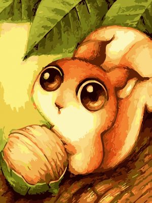 Big Squirrel Eyes Paint By Numbers