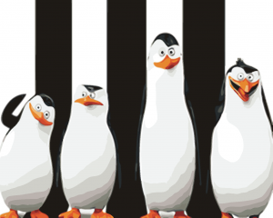 Penguins of Madagascar Paint By Numbers