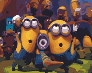 Minions Dance Paint By Numbers