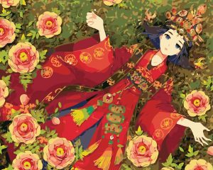 Princess Anime Girl Paint By Numbers