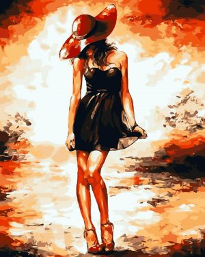 Girl In Red Hat Paint By Numbers