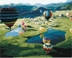 Hot Air Balloons In The Sky Paint By Numbers
