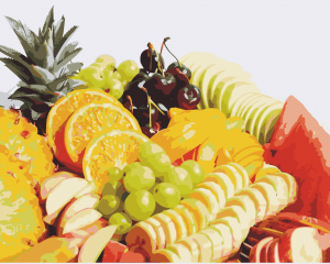Fresh Fruits Paint By Numbers