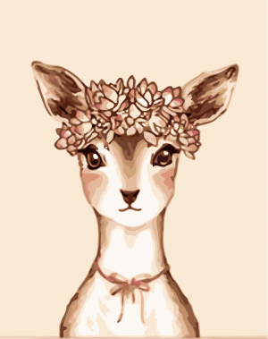 Cute Impala Paint By Numbers