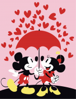 Mickey And Minnie Mouse Paint By Numbers