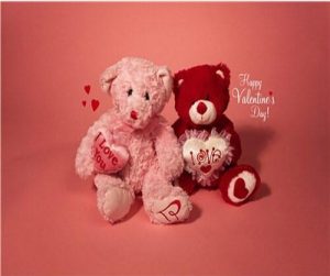Valentine Day Teddy Bears Romance and Love Paint By Numbers