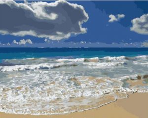 Beach Scene Paint By Numbers