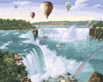 Hot Air Balloons Niagara Falls Paint By Numbers