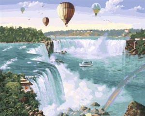 Hot Air Balloons Niagara Falls Paint By Numbers