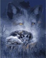 Wolf Shadow Paint By Numbers