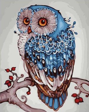 Owl Bird Paint By Numbers