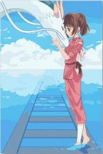 Chihiro And Dragon Haku Paint By Numbers